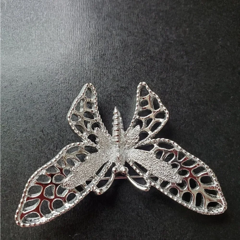 Vintage 1971 Sarah Coventry Madame Butterfly Brooch
